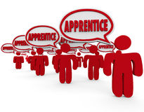 apprentice-word-speech-bubbles-trainee-workers-learning-skill-thought-to-illustrate-people-staff-training-new-skills-45967934